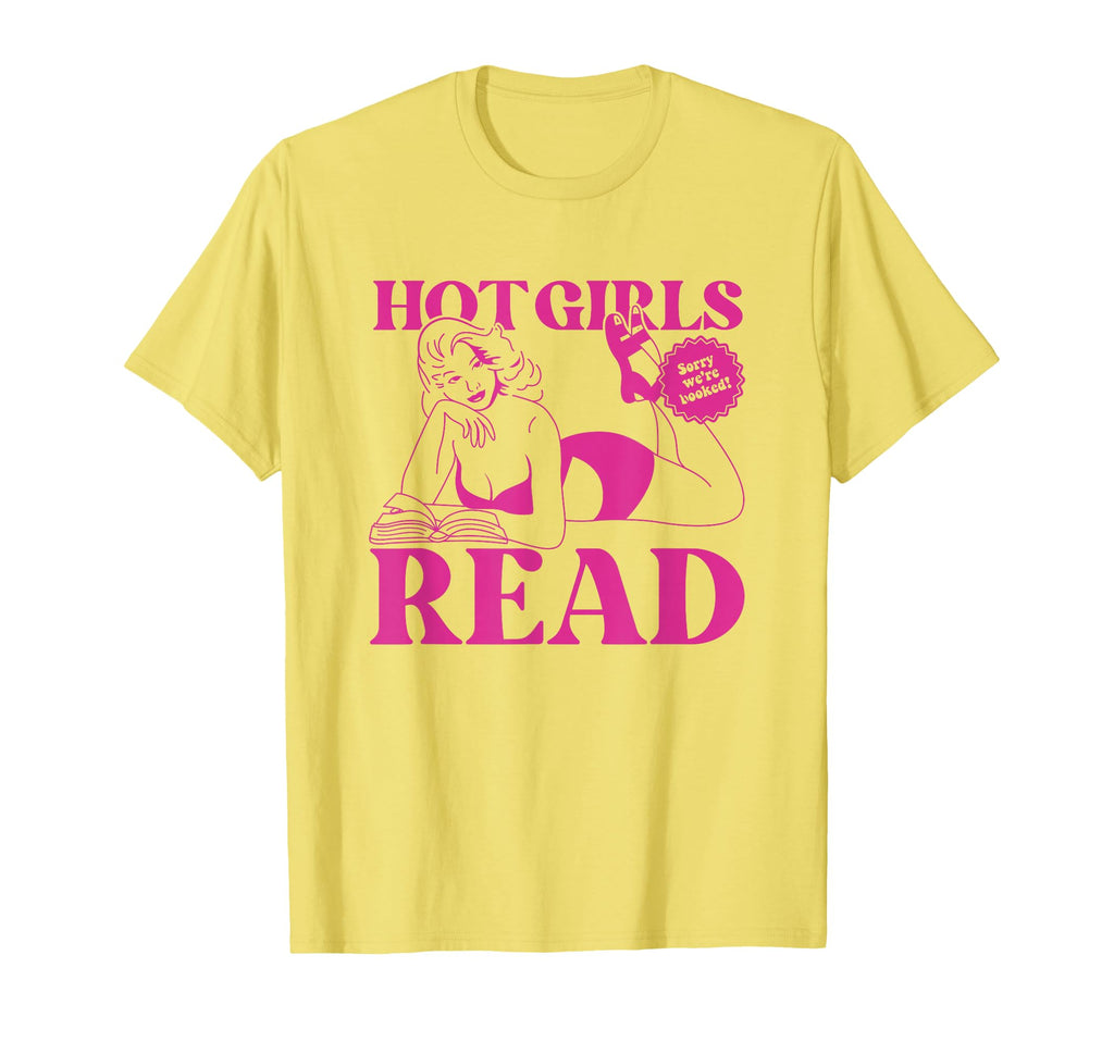 Hot Read Book Lover Funny T-Shirt - Casual Everyday Wear for Adults - T-Shirt, Sweatshirt, Hoodie