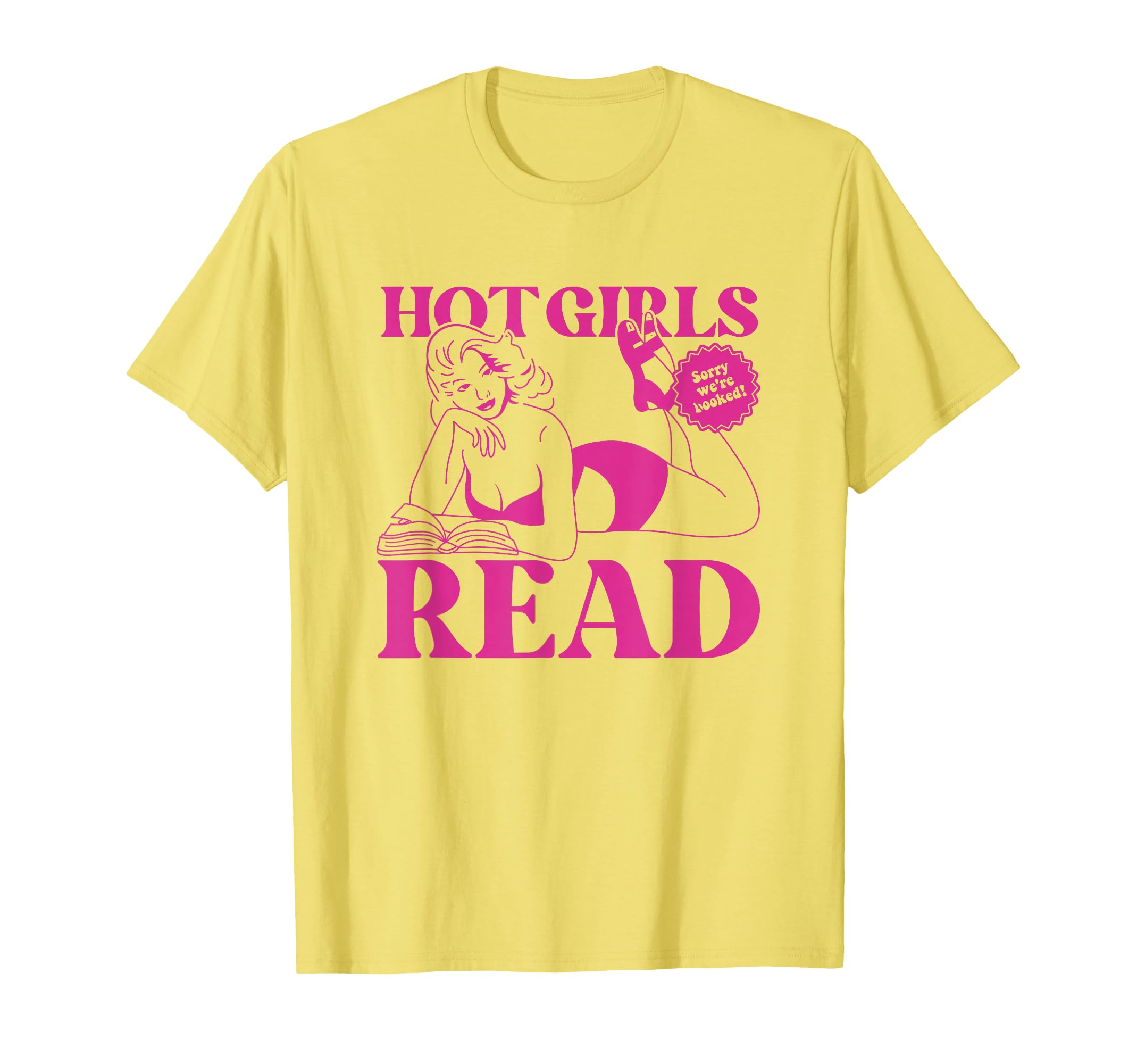 Hot Read Book Lover Funny T-Shirt - Casual Everyday Wear for Adults - T-Shirt, Sweatshirt, Hoodie