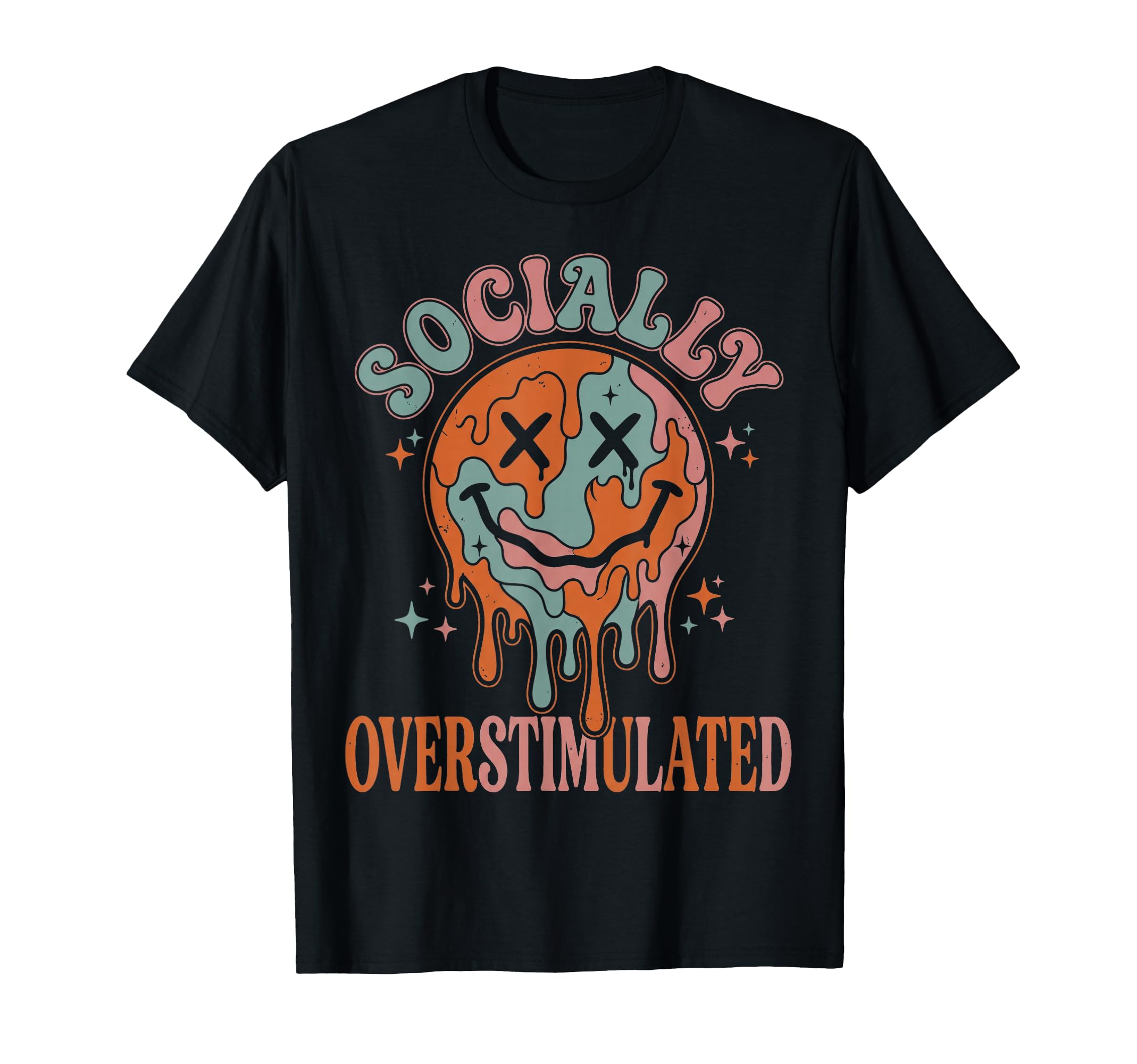 Socially Overstimulated Funny Introvert T-Shirt - Streetwear Style Unisex - T-Shirt, Sweatshirt, Hoodie