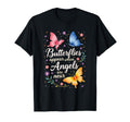 Nature Flowers Butterflies Appear T-Shirt - Casual Everyday Wear Men Women - T-Shirt, Sweatshirt, Hoodie