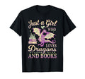 Just Who Loves Dragons And Books T-Shirt - Streetwear Style for Adults - T-Shirt, Sweatshirt, Hoodie