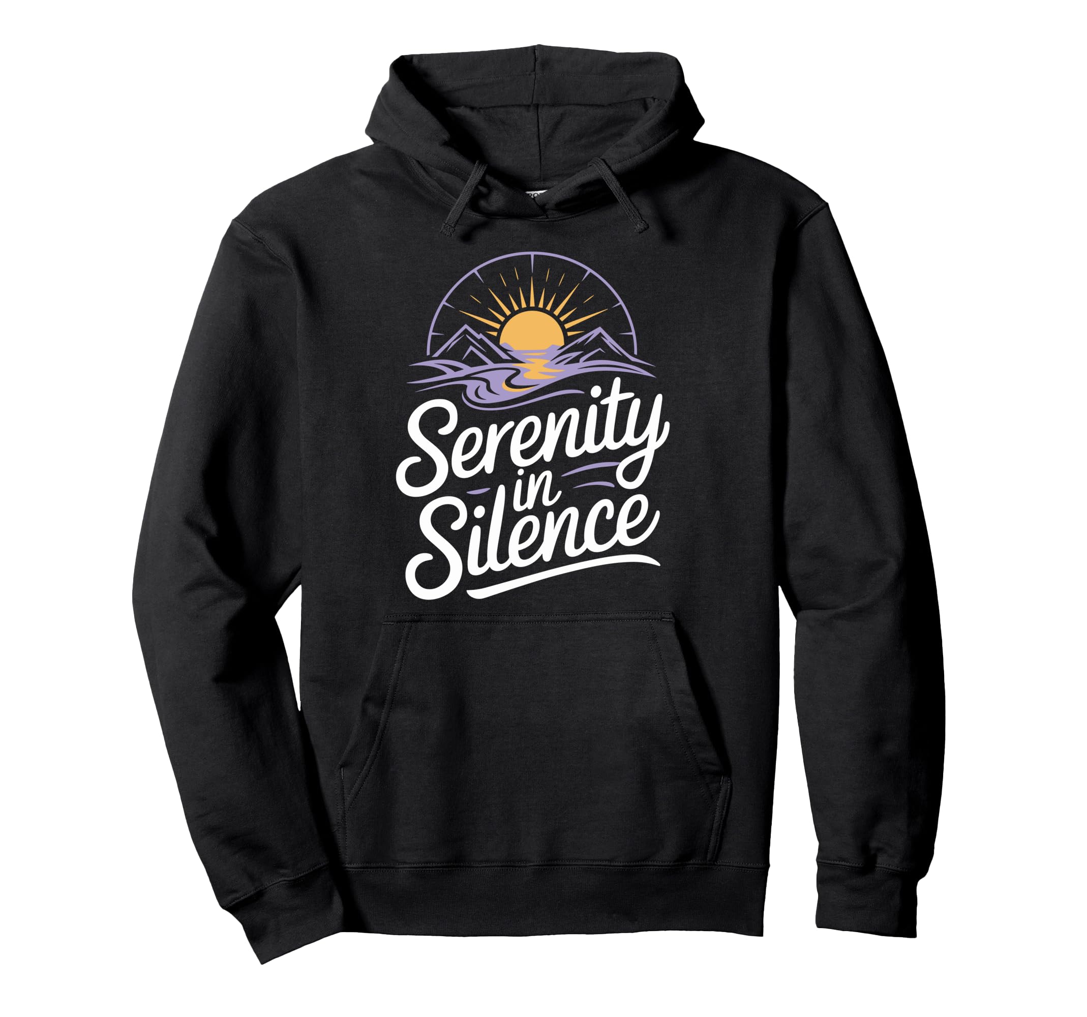 Silent Retreat Participants Hoodie - Fun Novelty Design Men Women - T-Shirt, Sweatshirt, Hoodie