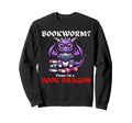 Funny Bookworm Dragon Bookworm Please Sweatshirt - Trendy Graphic Unisex - T-Shirt, Sweatshirt, Hoodie