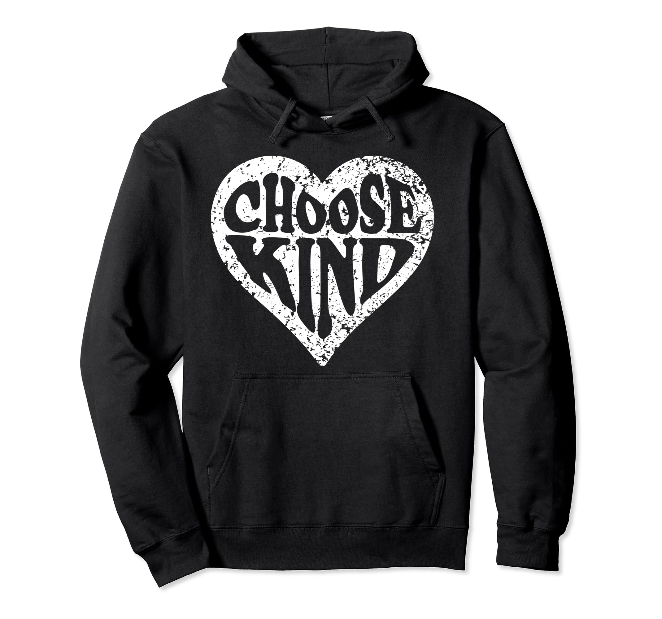 Choose Kind Heart Bullying Kindness Hoodie - Trendy Graphic for Adults - T-Shirt, Sweatshirt, Hoodie