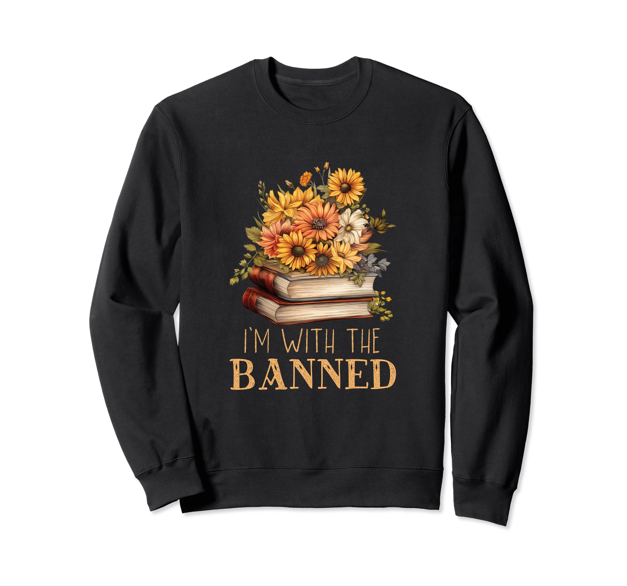 Im Banned Fun Bookworms And Sweatshirt - Minimalist Print Men Women - T-Shirt, Sweatshirt, Hoodie