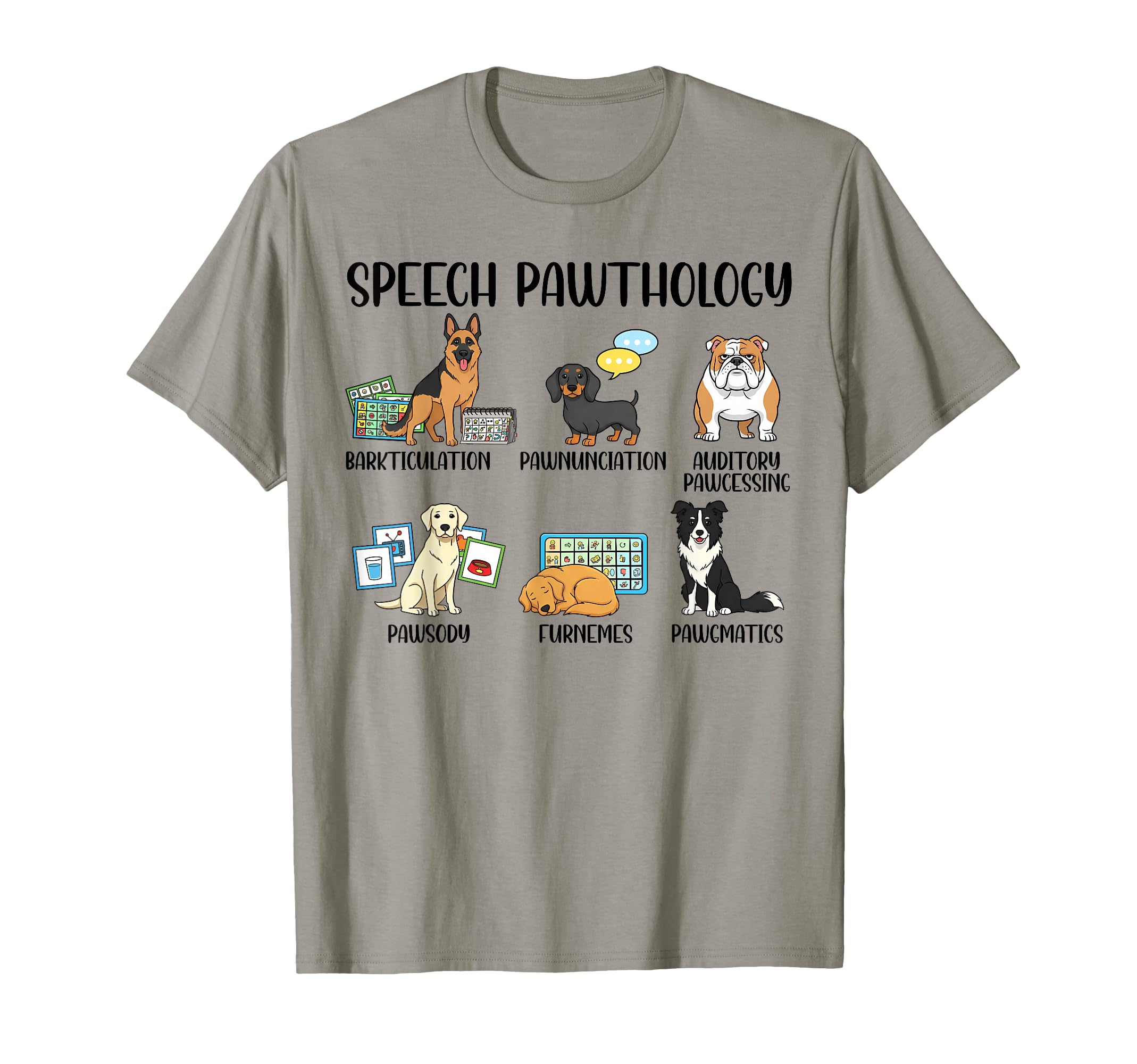 Speech Pawthology Funny Speech T-Shirt - Aesthetic Graphic Unisex - T-Shirt, Sweatshirt, Hoodie