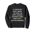 Book Lover Bibliophile Sweatshirt - Minimalist Print for Adults - T-Shirt, Sweatshirt, Hoodie