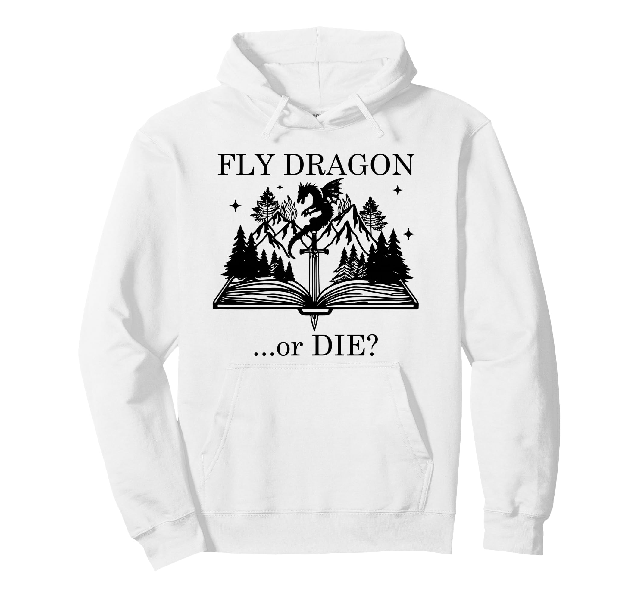 Dark Romance Book Dragon Fly Dragon Or Die Hoodie - Graphic Print Unisex - T-Shirt, Sweatshirt, Hoodie