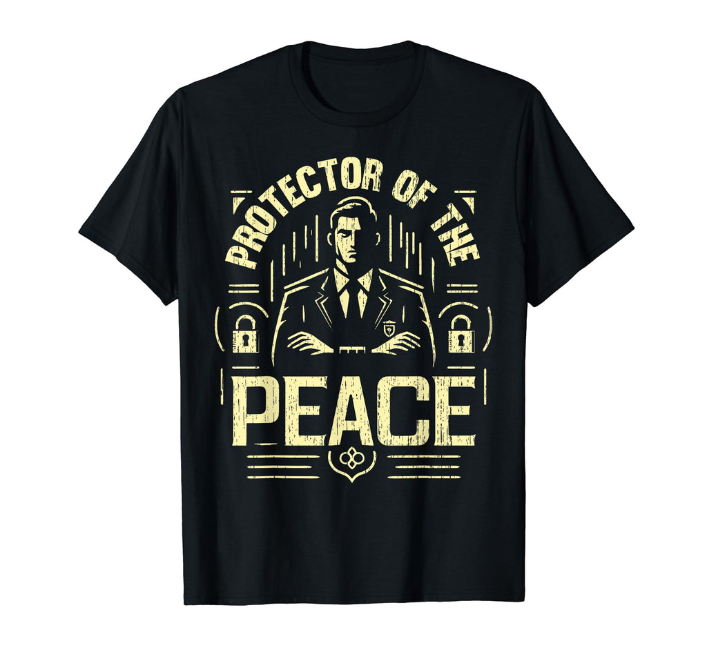 Protector Peace Security T-Shirt - Unique Graphic Men Women - T-Shirt, Sweatshirt, Hoodie