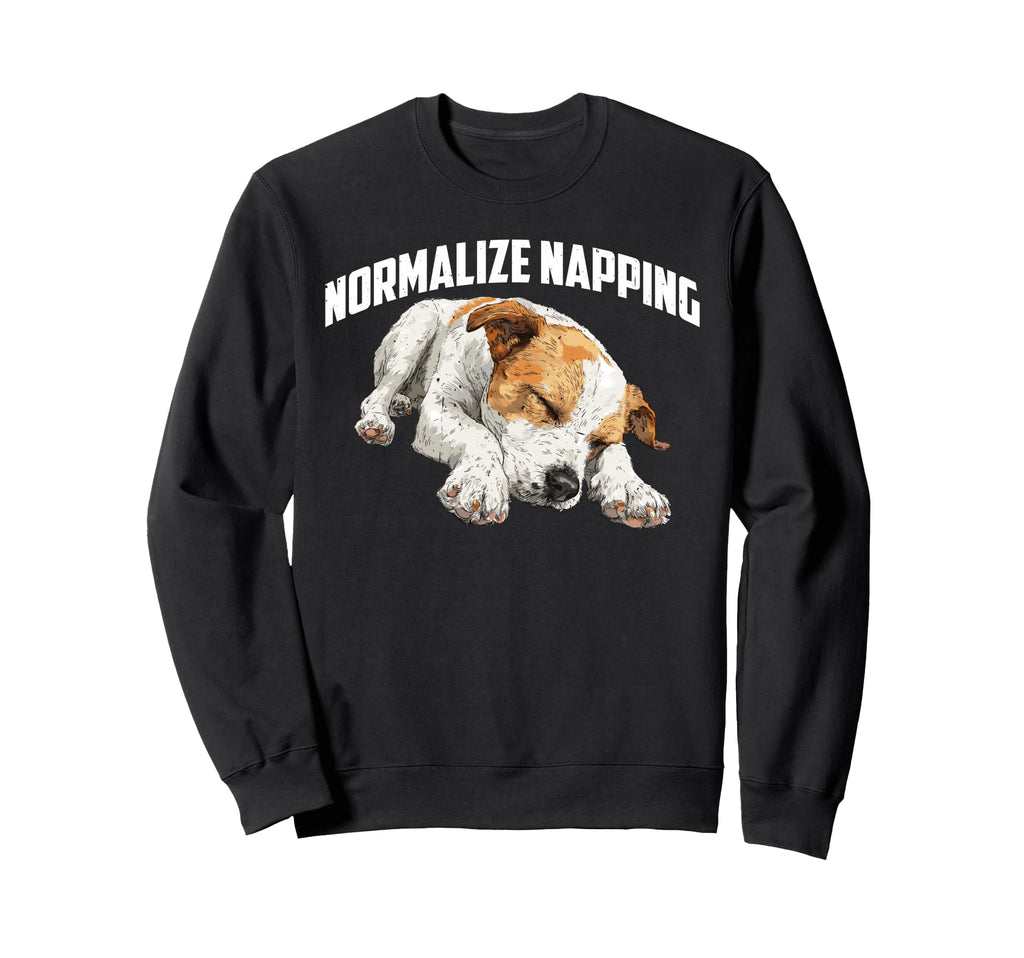 Normalize Napping Lazy Self Care Sweatshirt - Unique Graphic for Adults - T-Shirt, Sweatshirt, Hoodie