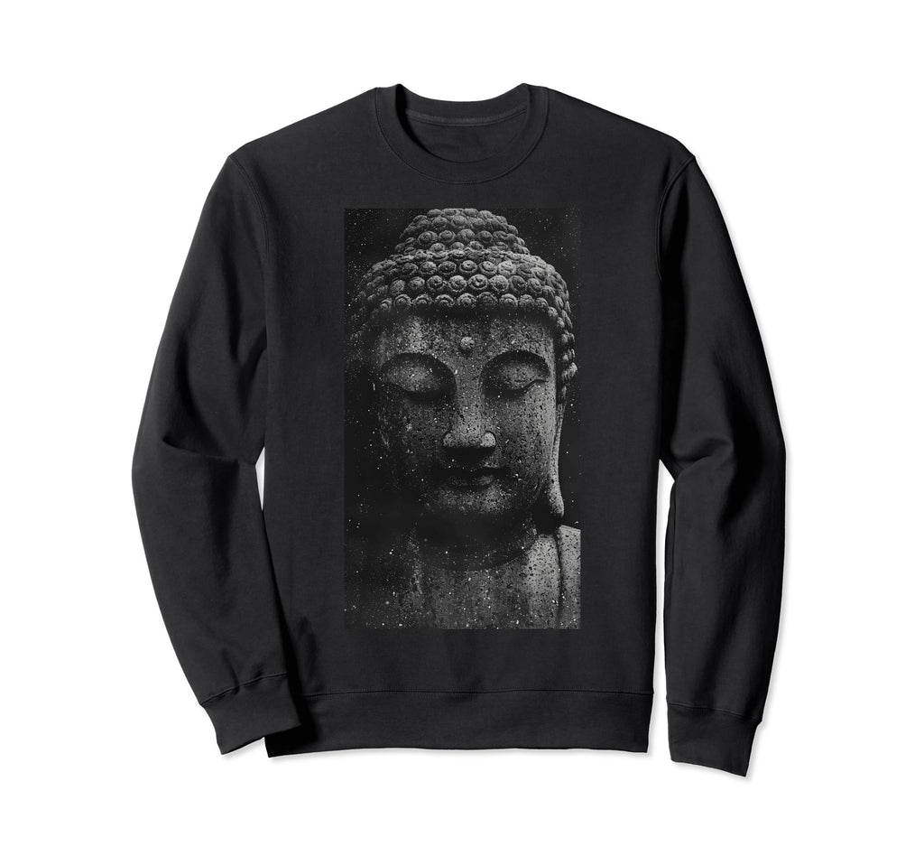 Buddha Statue Buddha Meditation Sweatshirt - Aesthetic Graphic Unisex - T-Shirt, Sweatshirt, Hoodie
