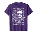 Edgar Allan Poe I Put Lit Literature T-Shirt - Aesthetic Graphic Men Women - T-Shirt, Sweatshirt, Hoodie
