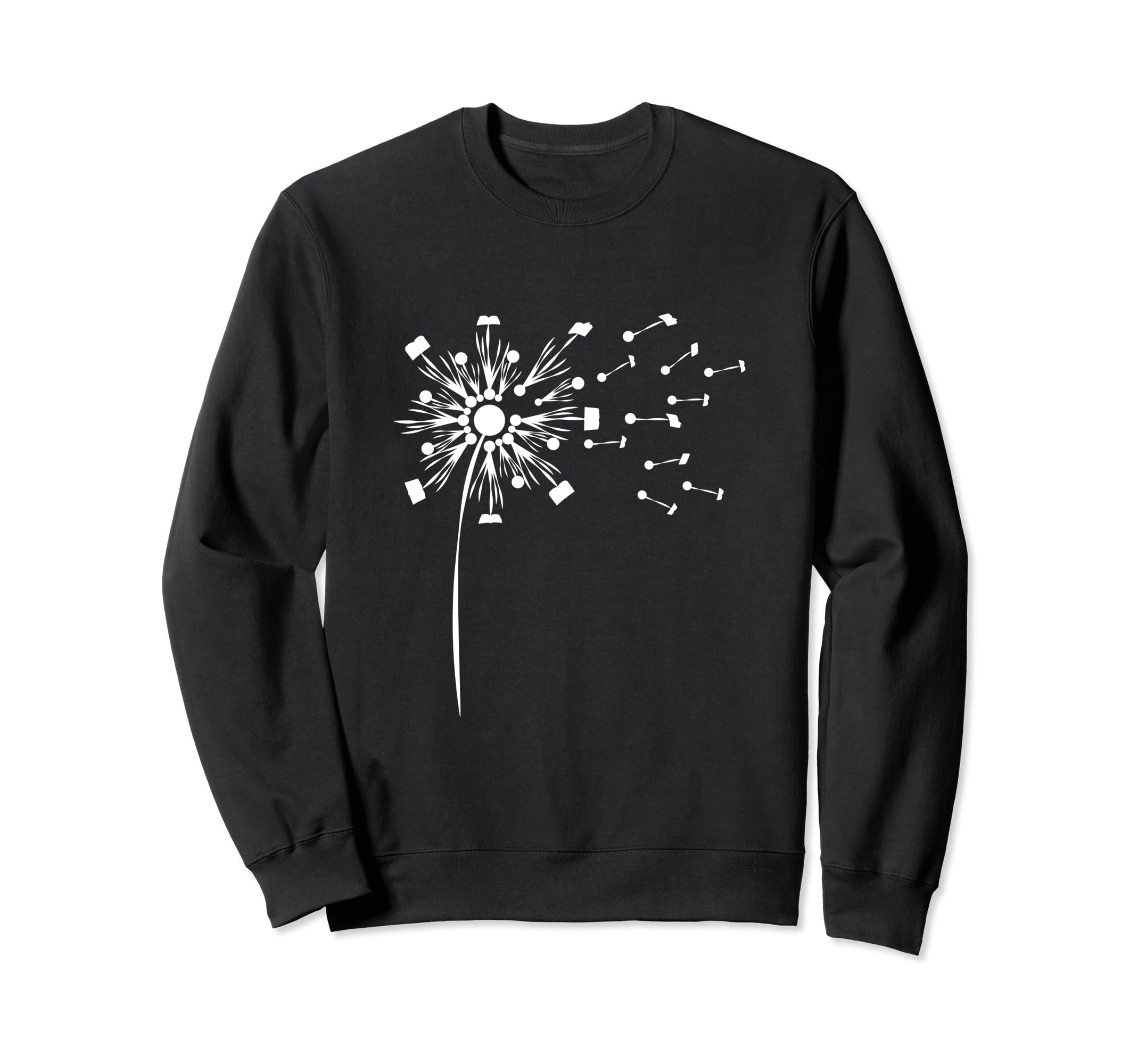 Funny Dandelion Books Reading Sweatshirt - Casual Everyday Wear for Adults - T-Shirt, Sweatshirt, Hoodie
