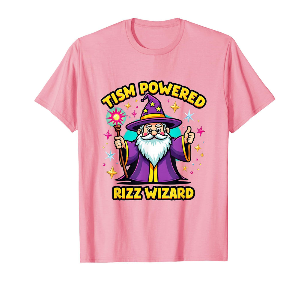 Tism Powered Rizz Wizard Neurodivergent T-Shirt - Unique Graphic Unisex - T-Shirt, Sweatshirt, Hoodie