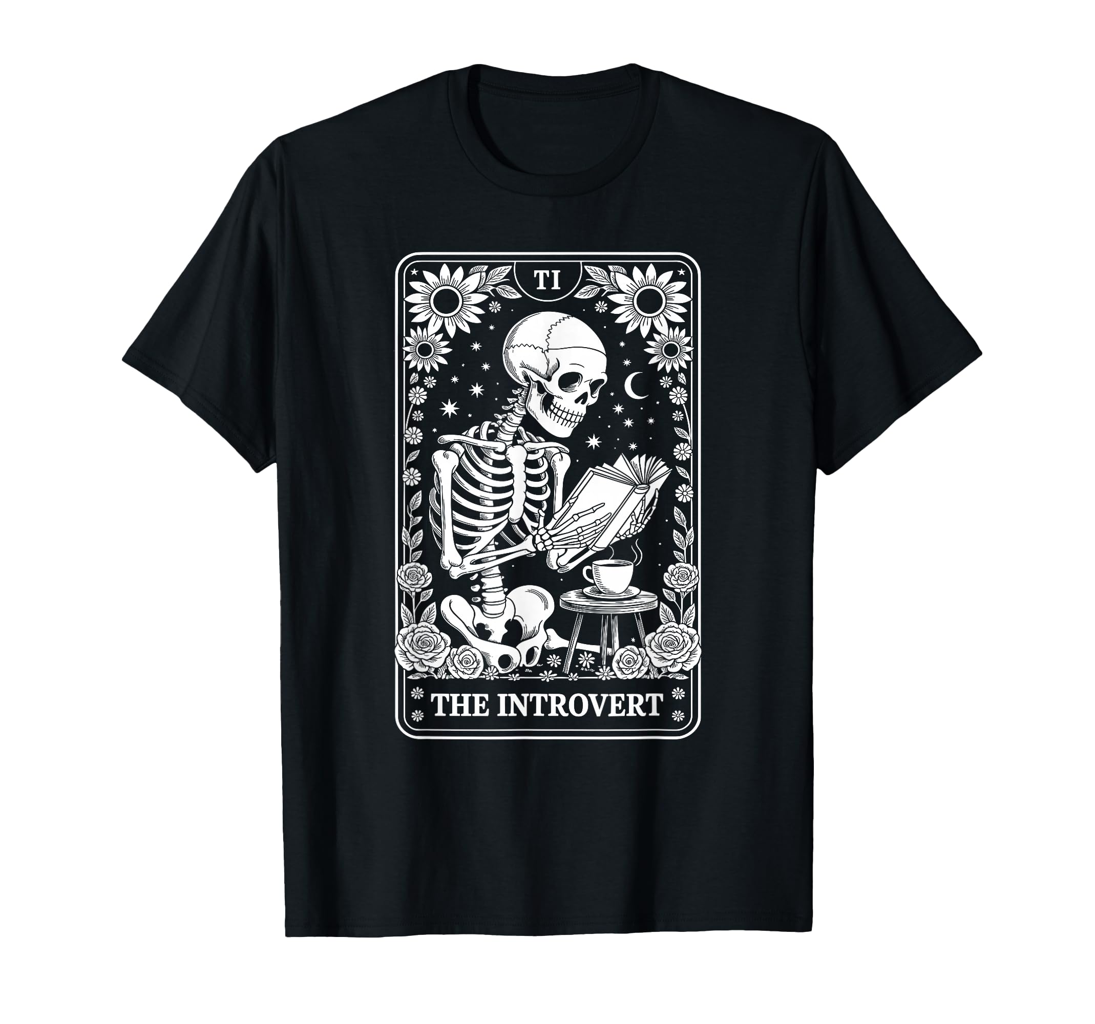 Introvert Tarot Indoorsy Antisocial T-Shirt - Streetwear Style Men Women - T-Shirt, Sweatshirt, Hoodie