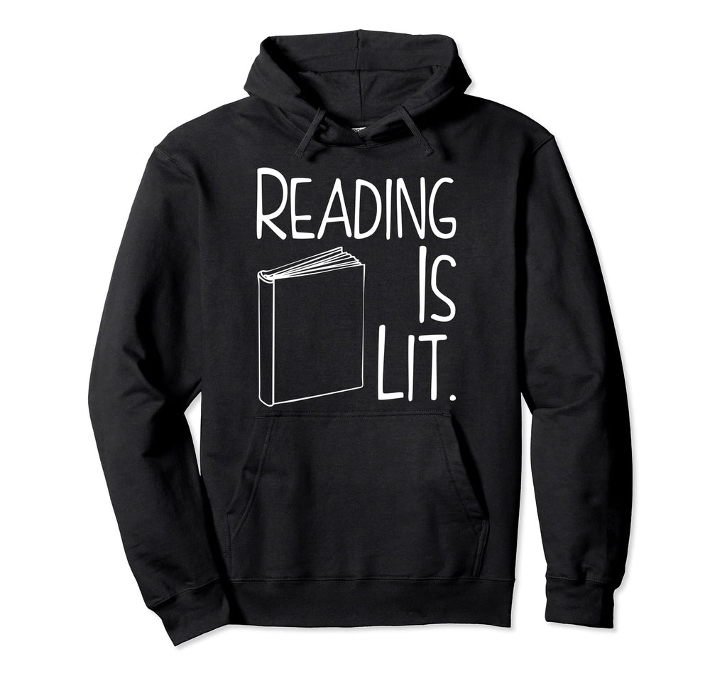 Reading Is Lit Ela English Literature Hoodie - Aesthetic Graphic Men Women - T-Shirt, Sweatshirt, Hoodie