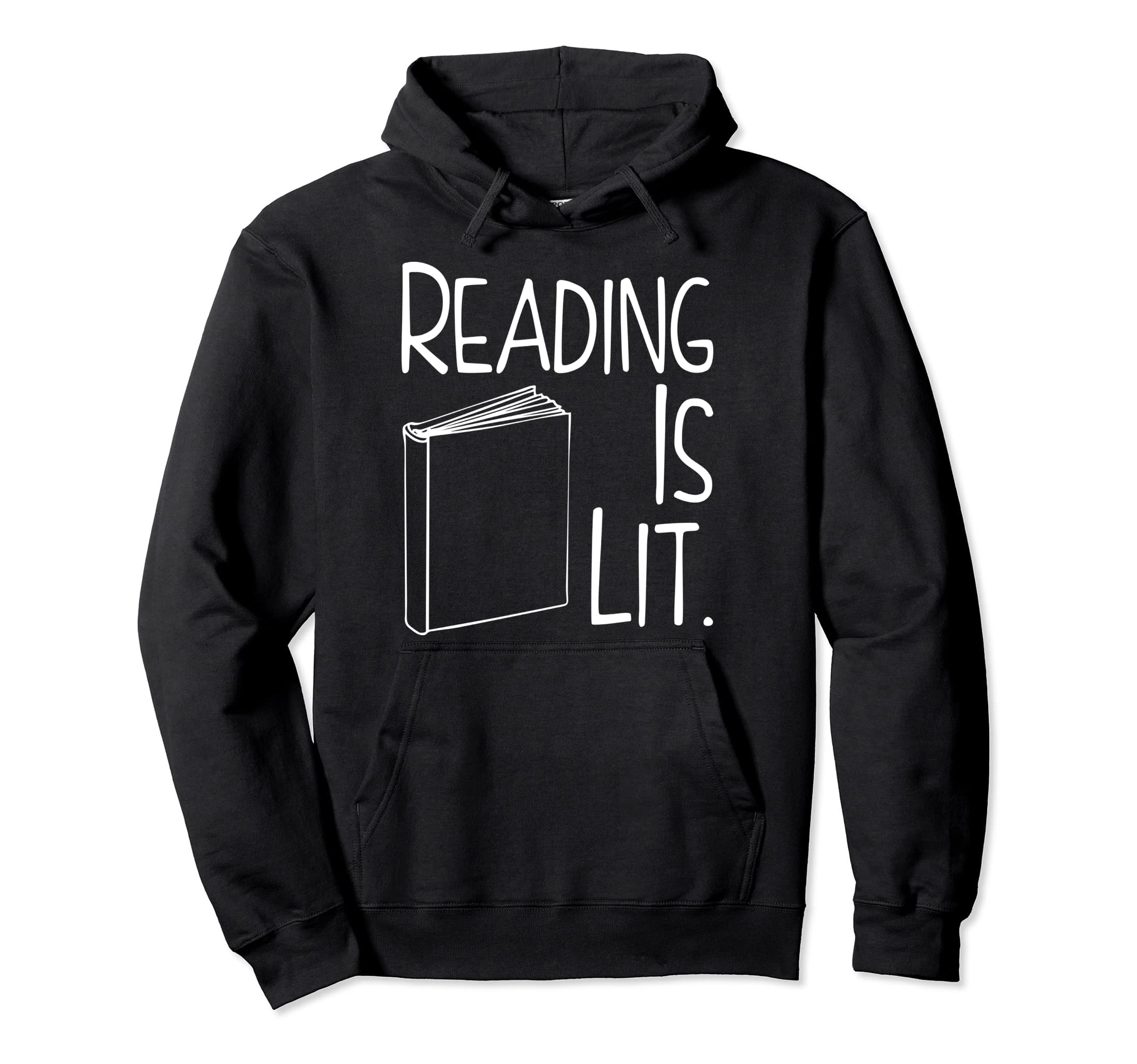 Reading Is Lit Ela English Literature Hoodie - Aesthetic Graphic Men Women - T-Shirt, Sweatshirt, Hoodie