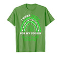 I Wear Green My Cousin Rainbow T-Shirt - Aesthetic Graphic for Adults - T-Shirt, Sweatshirt, Hoodie