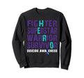 Fighter Survivor Suicide Awareness Sweatshirt - Novelty Apparel Unisex - T-Shirt, Sweatshirt, Hoodie