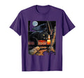 Black Cat Reading Books Witchcraft Ritual T-Shirt - Streetwear Style Unisex - T-Shirt, Sweatshirt, Hoodie