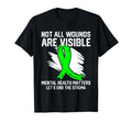 Not All Wounds Are Visible Mental T-Shirt - Custom Art Print Men Women - T-Shirt, Sweatshirt, Hoodie