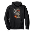 Just Who Loves Dragons And Books Hoodie - Aesthetic Graphic Unisex - T-Shirt, Sweatshirt, Hoodie