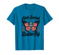 Antisocial Butterfly Gothic Aesthetic T-Shirt - Aesthetic Graphic Unisex - T-Shirt, Sweatshirt, Hoodie