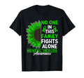 No One This Family Fights Alone I T-Shirt - Custom Art Print Men Women - T-Shirt, Sweatshirt, Hoodie