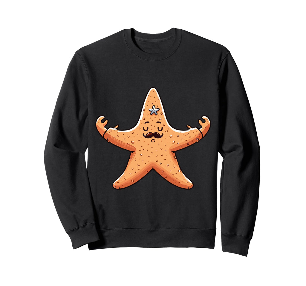 Meditation Starfish Yoga Pose Sweatshirt - Streetwear Style for Adults - T-Shirt, Sweatshirt, Hoodie
