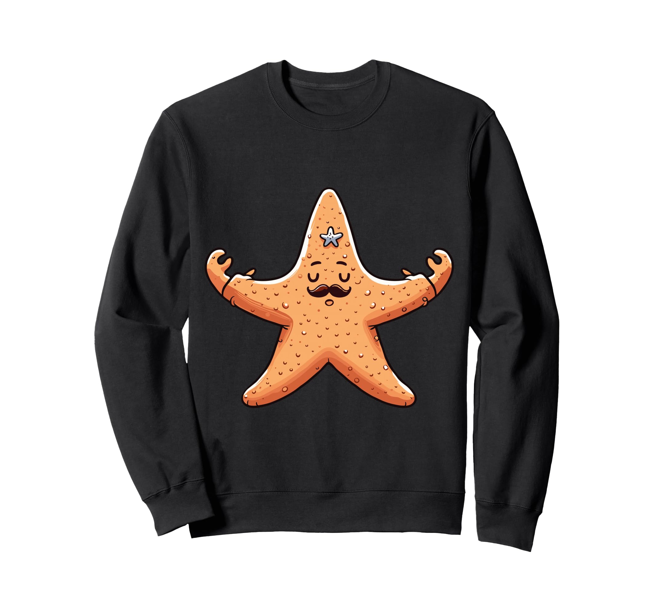Meditation Starfish Yoga Pose Sweatshirt - Streetwear Style for Adults - T-Shirt, Sweatshirt, Hoodie