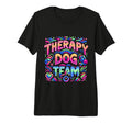 Therapy Dog Team Animal Support T-Shirt - Trendy Graphic for Adults - T-Shirt, Sweatshirt, Hoodie