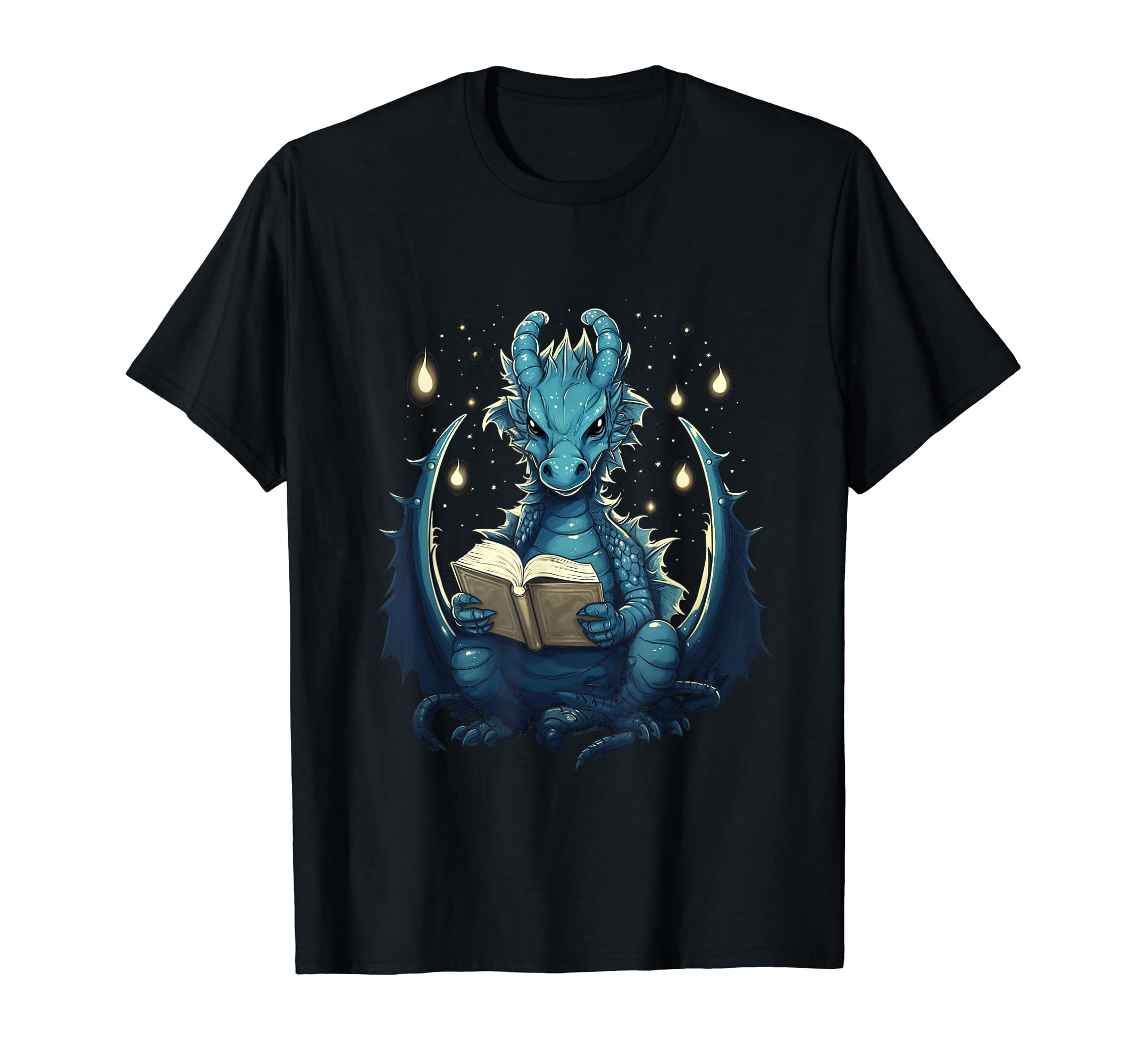 Book Dragon Reading Books Bookworm T-Shirt - Trendy Graphic for Adults - T-Shirt, Sweatshirt, Hoodie
