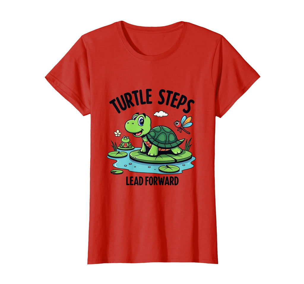 Frog Dragonfly Turtle Steps Lead T-Shirt - Casual Everyday Wear Unisex - T-Shirt, Sweatshirt, Hoodie