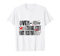 Overstimulated But Festive Possum Ugly T-Shirt - Unique Graphic for Adults - T-Shirt, Sweatshirt, Hoodie