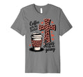 Coffee Gets Me Started Jesus Keeps T-Shirt - Fun Novelty Design for Adults - T-Shirt, Sweatshirt, Hoodie