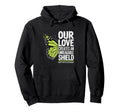Unbreakable Shield Butterfly Mental Health Hoodie - Novelty Apparel Unisex - T-Shirt, Sweatshirt, Hoodie