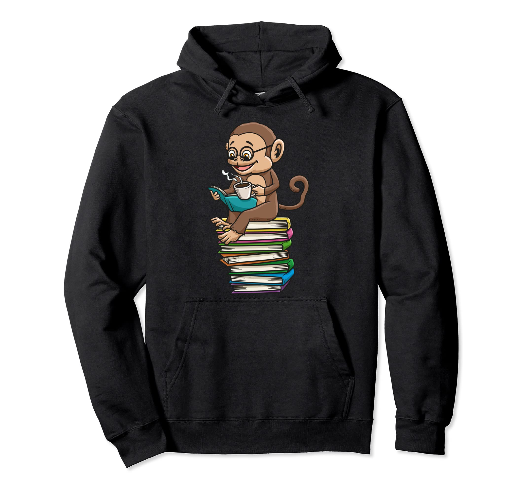 Book Nerd Abibliophobia Literature Hoodie - Custom Art Print for Adults - T-Shirt, Sweatshirt, Hoodie
