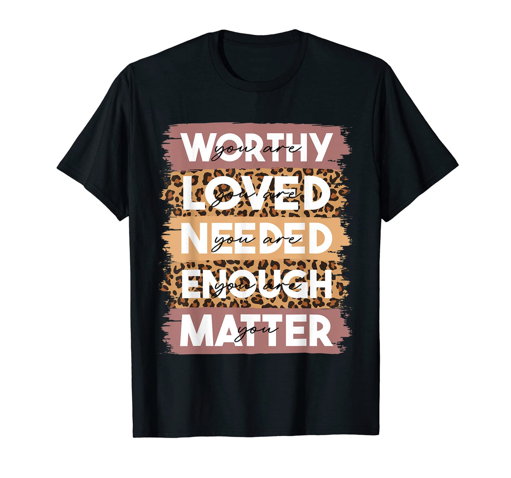 You Matter Kindness Be Kind Leopard T-Shirt - Graphic Print Men Women - T-Shirt, Sweatshirt, Hoodie