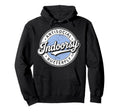 Badge Introvert Indoorsy Antisocial Hoodie - Trendy Graphic Unisex - T-Shirt, Sweatshirt, Hoodie