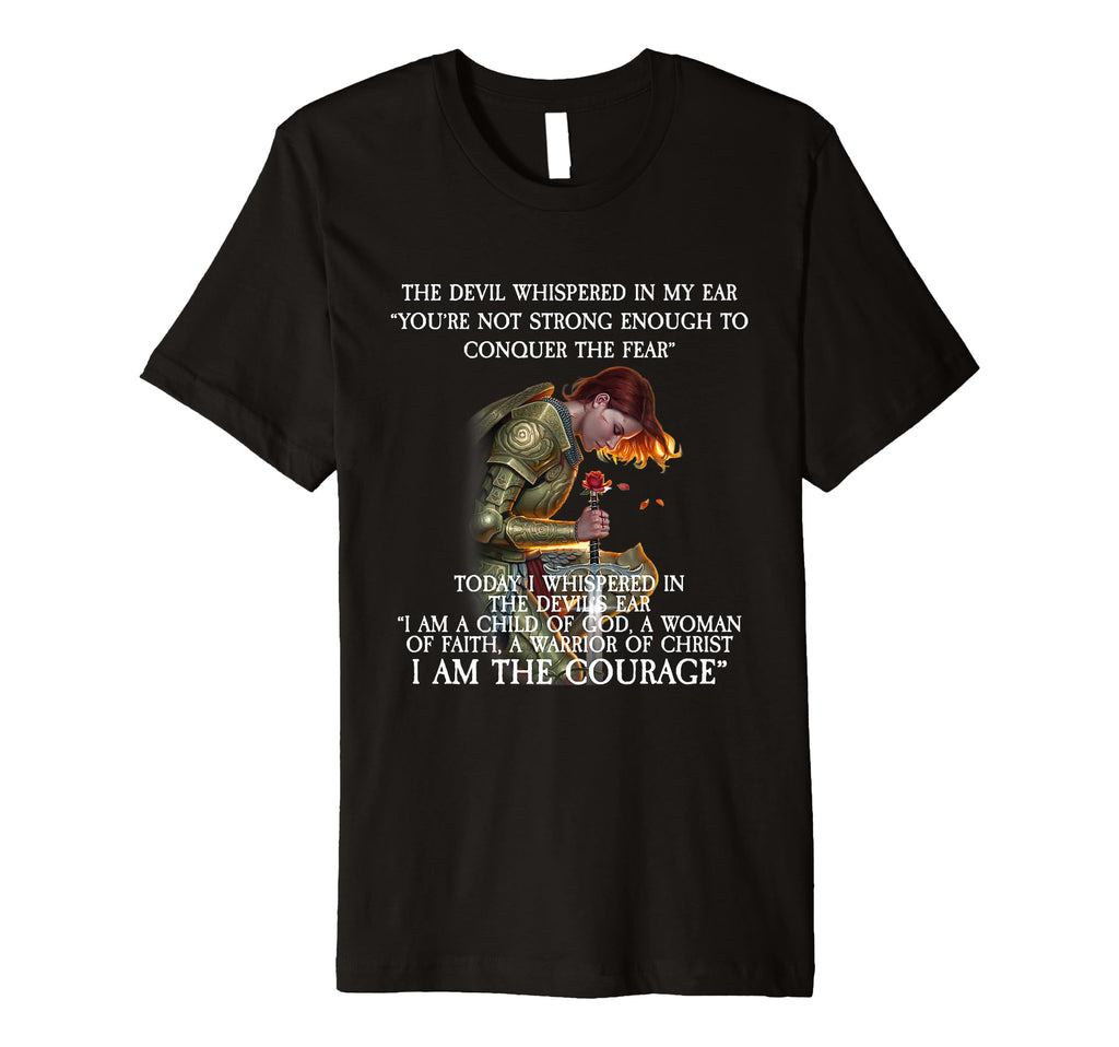 Devil Whispered My Ear You Are Not T-Shirt - Unique Graphic for Adults - T-Shirt, Sweatshirt, Hoodie