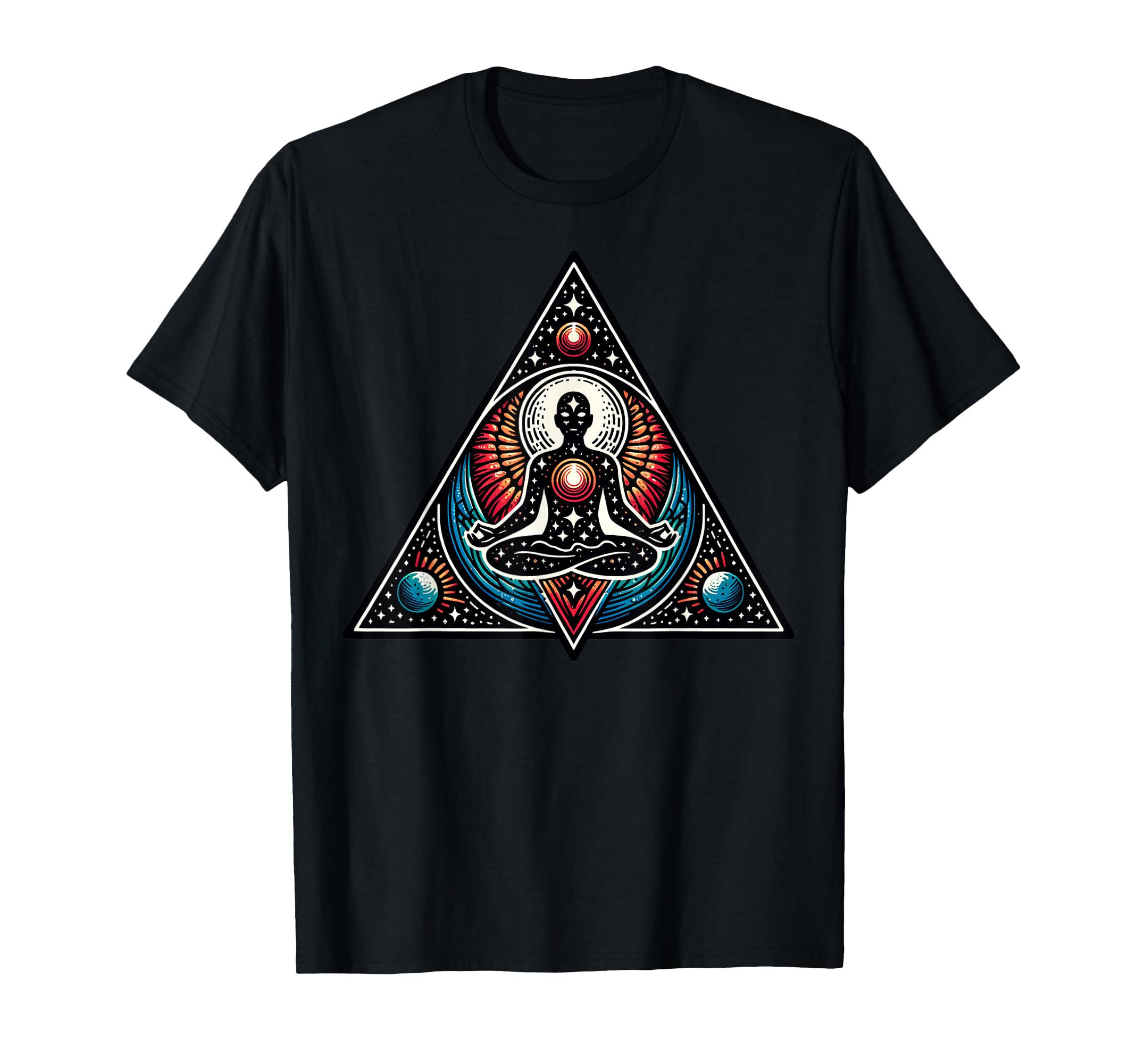 Cosmic Meditation Art Mindfulness T-Shirt - Trendy Graphic Unisex - T-Shirt, Sweatshirt, Hoodie