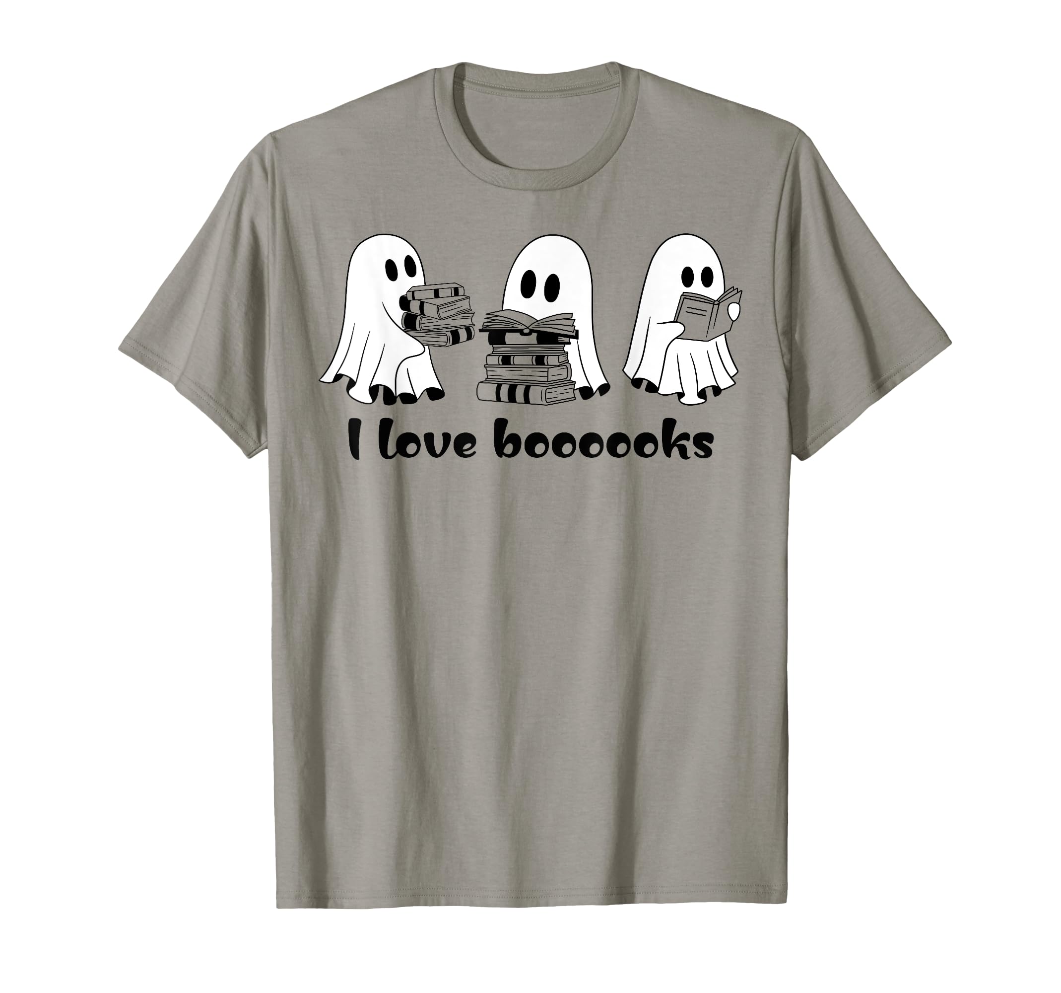Ghosts Love Books Spooky Literary T-Shirt - Fun Novelty Design Men Women - T-Shirt, Sweatshirt, Hoodie