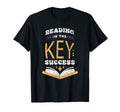 Reading Is Key To Success Book Reader T-Shirt - Graphic Print for Adults - T-Shirt, Sweatshirt, Hoodie