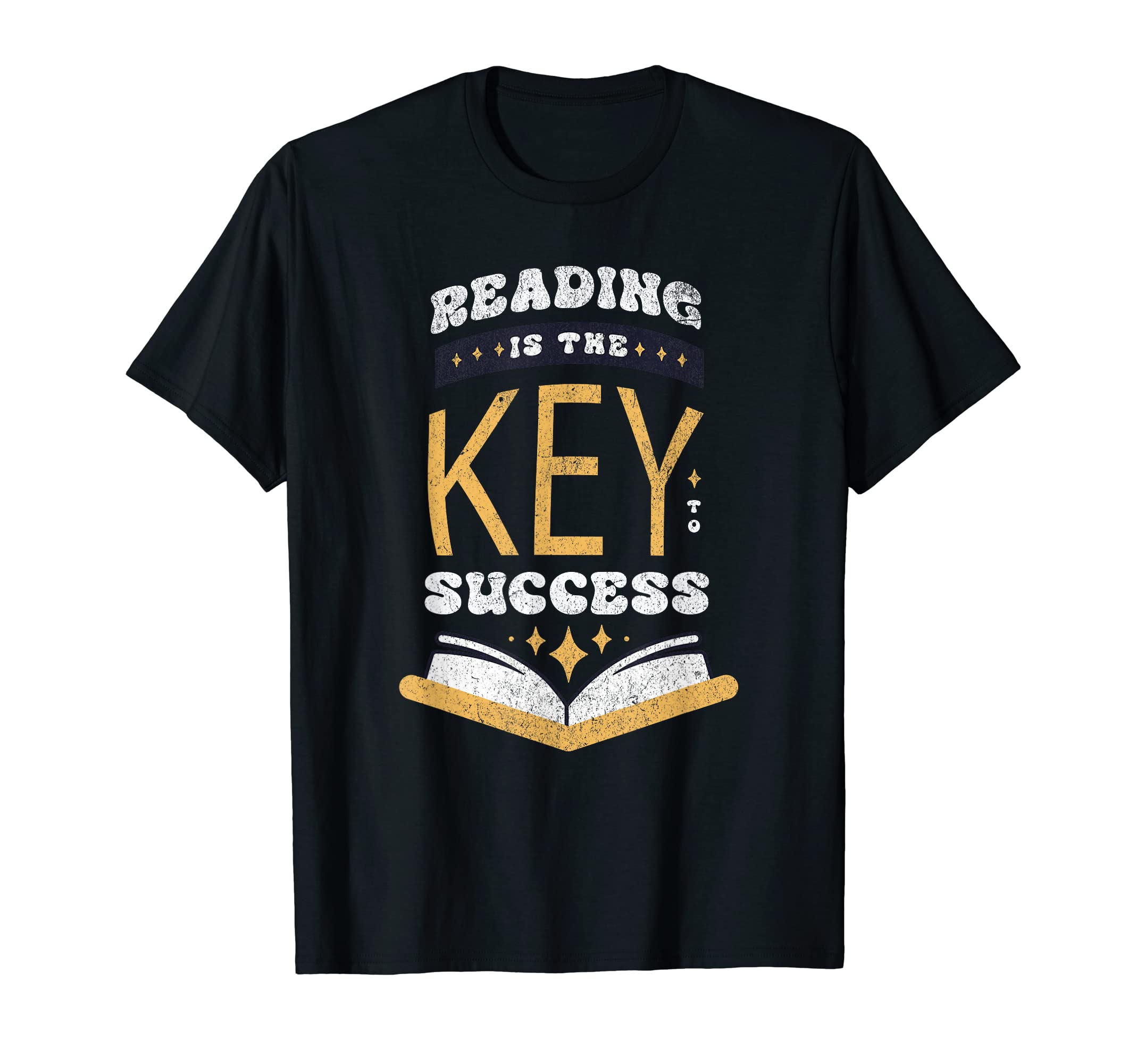 Reading Is Key To Success Book Reader T-Shirt - Graphic Print for Adults - T-Shirt, Sweatshirt, Hoodie