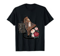 Powered Books And Cat Purrs Reading T-Shirt - Novelty Apparel for Adults - T-Shirt, Sweatshirt, Hoodie