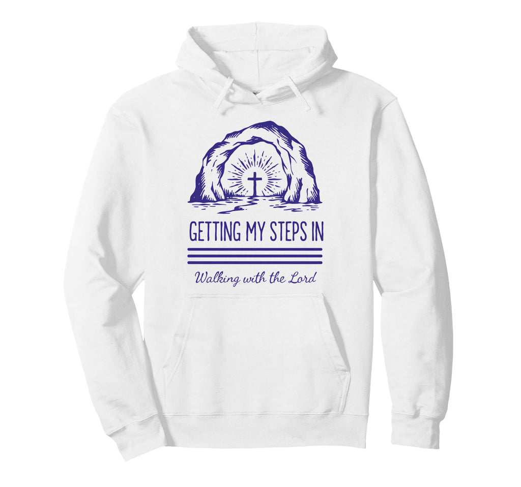 Getting My Steps Walking Lord Cave Hoodie - Casual Everyday Wear Men Women - T-Shirt, Sweatshirt, Hoodie