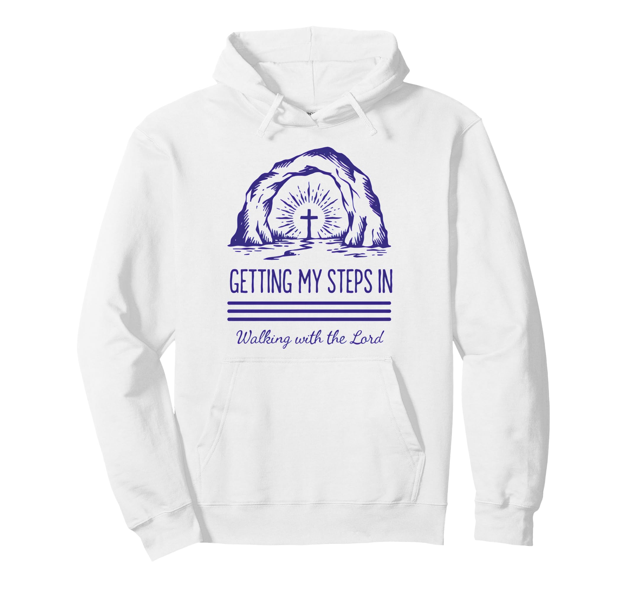 Getting My Steps Walking Lord Cave Hoodie - Casual Everyday Wear Men Women - T-Shirt, Sweatshirt, Hoodie