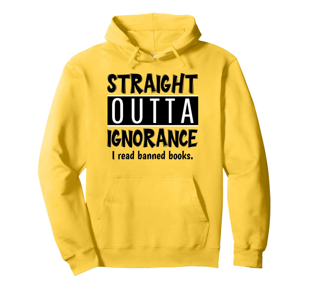I Read Banned Books Book Lovers Hoodie - Novelty Apparel for Adults - T-Shirt, Sweatshirt, Hoodie