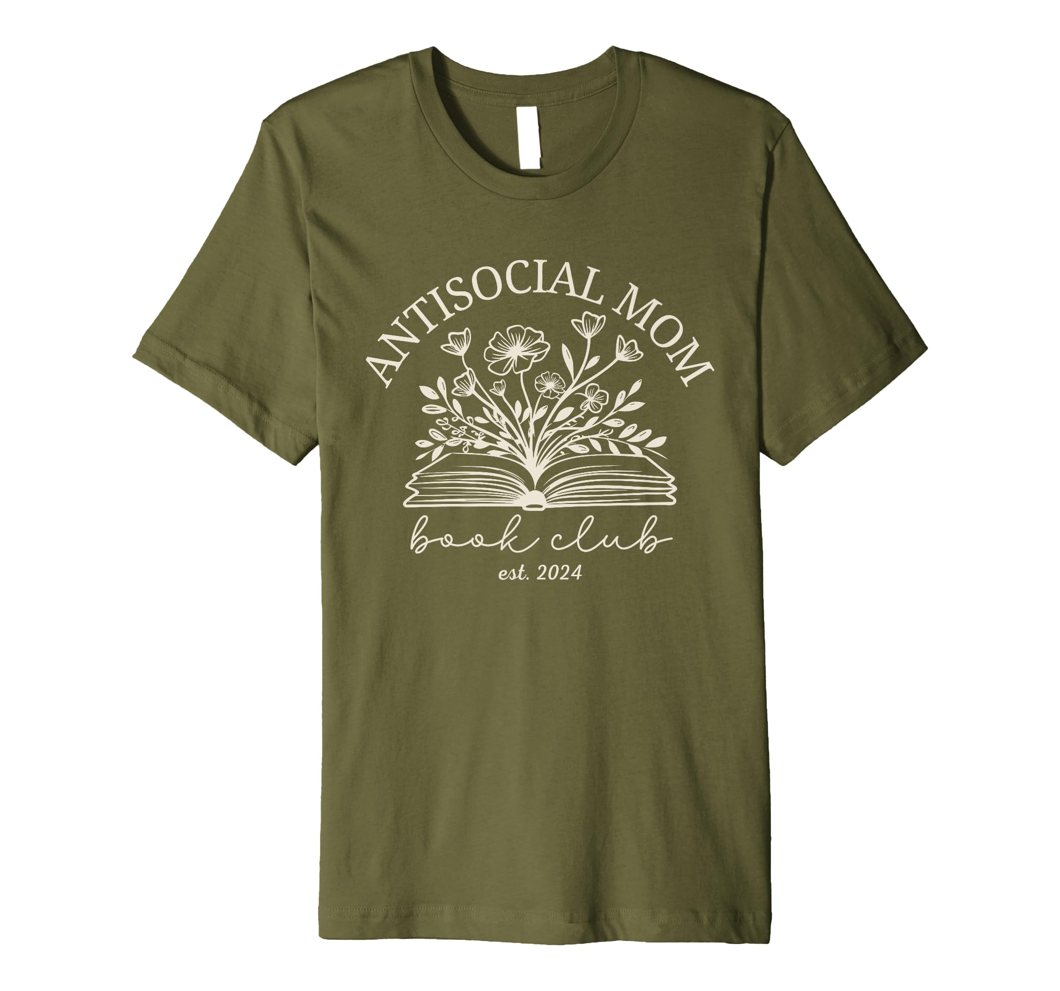 Antisocial Book Club Mom Introvert T-Shirt - Aesthetic Graphic for Adults - T-Shirt, Sweatshirt, Hoodie