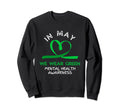 Mental Health Matters We Wear Green Sweatshirt - Novelty Apparel Men Women - T-Shirt, Sweatshirt, Hoodie